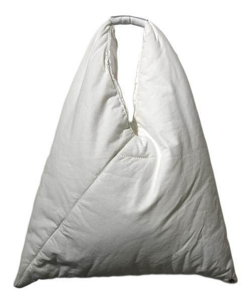 MM6 Maison Margiela（エムエムシックスメゾンマルジェラ）MM6 Maison Margiela (エムエムシックスメゾンマルジェラ) ジャパニーズトートバッグ/中綿ハンドバッグ ホワイトの古着・服飾アイテム