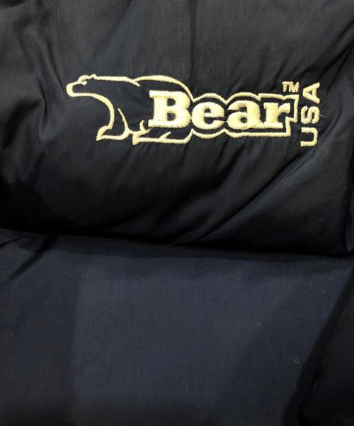 Bear（ベアー）Bear (ベアー) リバーシブルダウンジャケット ネイビー サイズ:Ｆの古着・服飾アイテム