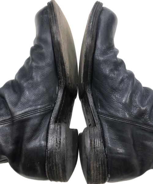 MIHARA YASUHIRO（ミハラヤスヒロ）MIHARA YASUHIRO (ミハラヤスヒロ) サイドジップ レイヤードブーツ ブラック サイズ:27の古着・服飾アイテム