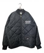 WACKO MARIA×Dickiesワコマリア×ディッキーズ）の古着「中綿ジャケット/QUILITING JACKET（キルティング　ジャケット）」｜ブラック