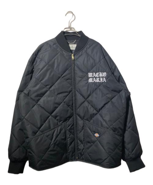 WACKO MARIA（ワコマリア）WACKO MARIA (ワコマリア) Dickies (ディッキーズ) 中綿ジャケット/QUILITING JACKET（キルティング　ジャケット） ブラック サイズ:Lの古着・服飾アイテム