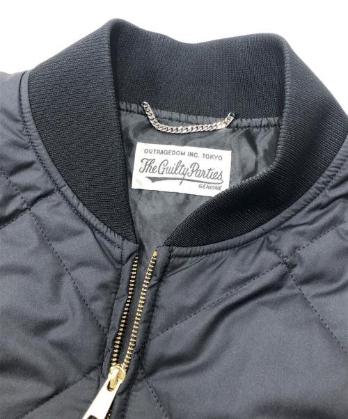 WACKO MARIA（ワコマリア）WACKO MARIA (ワコマリア) Dickies (ディッキーズ) 中綿ジャケット/QUILITING JACKET（キルティング　ジャケット） ブラック サイズ:Lの古着・服飾アイテム