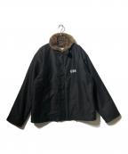 HOUSTONヒューストン）の古着「N-1デッキジャケット」｜ネイビー