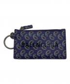 BALENCIAGAバレンシアガ）の古着「ペイズリー柄コインケース」｜パープル
