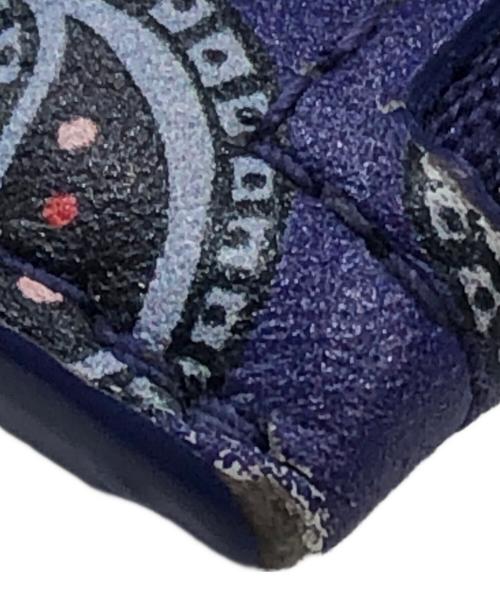 BALENCIAGA（バレンシアガ）BALENCIAGA (バレンシアガ) ペイズリー柄コインケース パープルの古着・服飾アイテム