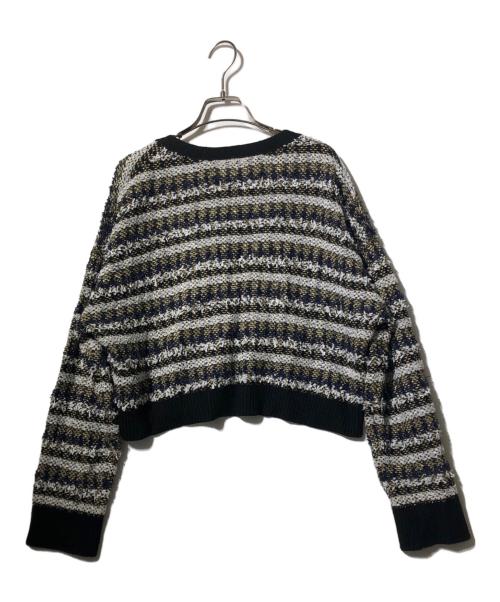 GRACE CONTINENTAL（（グレースコンチネンタル）GRACE CONTINENTAL (（グレースコンチネンタル) 金釦ツイードライクジャケット ブラック サイズ:36の古着・服飾アイテム