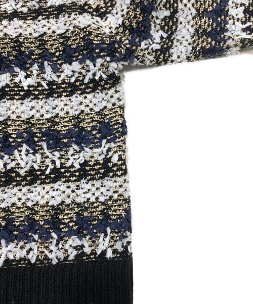 GRACE CONTINENTAL（（グレースコンチネンタル）GRACE CONTINENTAL (（グレースコンチネンタル) 金釦ツイードライクジャケット ブラック サイズ:36の古着・服飾アイテム