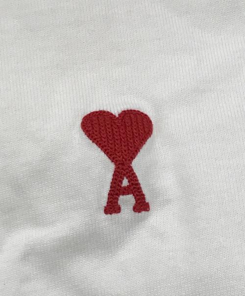 AMI Alexandre Mattiussi（アミアレクサンドルマテュッシ）AMI Alexandre Mattiussi (アミアレクサンドルマテュッシ) ロゴロングスリーブカットソー アイボリー サイズ:Sの古着・服飾アイテム