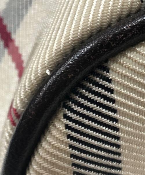 BURBERRY（バーバリー）BURBERRY (バーバリー) ノヴァチェックトートバッグ ブラウン×ベージュの古着・服飾アイテム