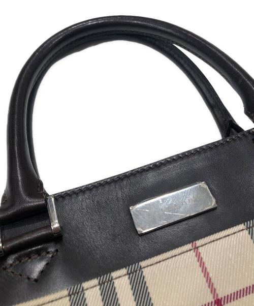 BURBERRY（バーバリー）BURBERRY (バーバリー) ノヴァチェックトートバッグ ブラウン×ベージュの古着・服飾アイテム