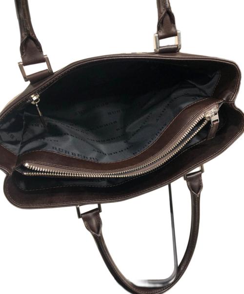 BURBERRY（バーバリー）BURBERRY (バーバリー) ノヴァチェックトートバッグ ブラウン×ベージュの古着・服飾アイテム