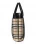 BURBERRY (バーバリー) ノヴァチェックトートバッグ ブラウン×ベージュ：30000円