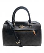 COACHコーチ）の古着「ローアン サッチェル 2wayバッグ」｜ブラウン