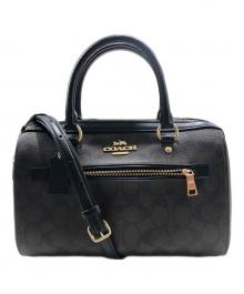 COACH（コーチ）の古着「ローアン サッチェル 2wayバッグ」｜ブラウン