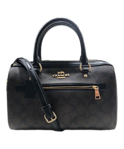 COACH（コーチ）COACH (コーチ) ローアン サッチェル 2wayバッグ ブラウンの古着・服飾アイテム