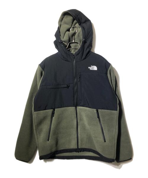 THE NORTH FACE（ザ ノース フェイス）THE NORTH FACE (ザ ノース フェイス) DENALI HOODIE デナリフーディージャケット ブラック×カーキ サイズ:Lの古着・服飾アイテム