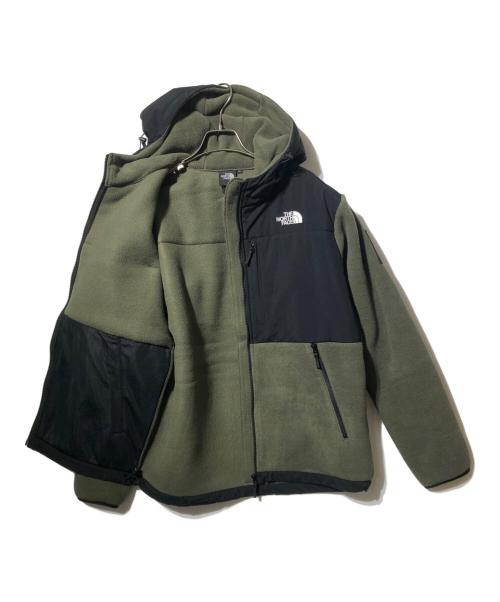 THE NORTH FACE（ザ ノース フェイス）THE NORTH FACE (ザ ノース フェイス) DENALI HOODIE デナリフーディージャケット ブラック×カーキ サイズ:Lの古着・服飾アイテム