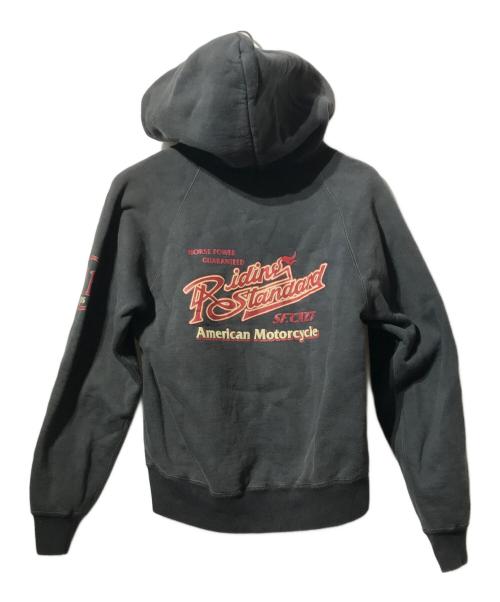 THE FLAT HEAD（ザ・フラットヘッド）THE FLAT HEAD (ザ・フラットヘッド) ジップパーカー グレー サイズ:Mの古着・服飾アイテム