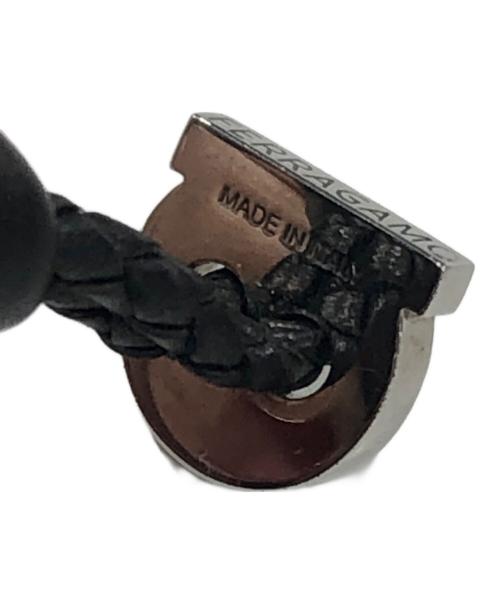 Ferragamo（フェラガモ）Ferragamo (フェラガモ) レザーコイルブレスレット ブラウンの古着・服飾アイテム