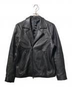 BEAMS Lightsビームスライト）の古着「シープスキンレザージャケット」｜ブラック