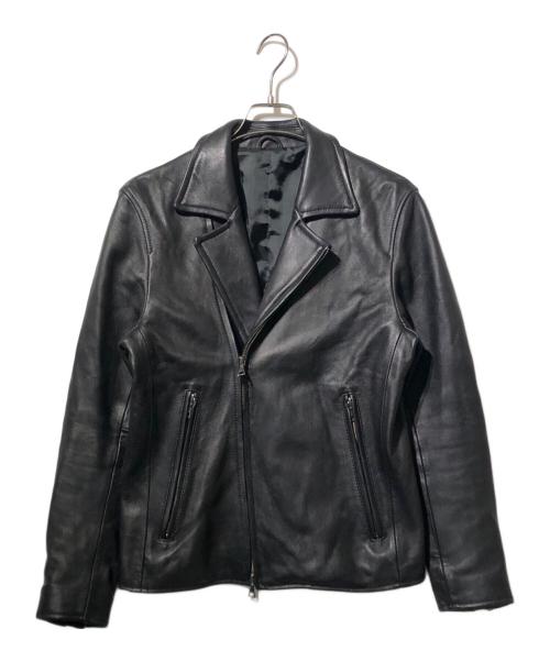 BEAMS Lights（ビームスライト）BEAMS Lights (ビームスライト) シープスキンレザージャケット ブラック サイズ:Sの古着・服飾アイテム