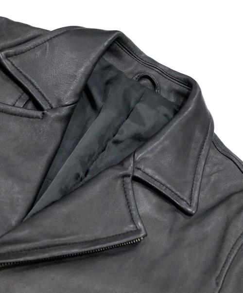 BEAMS Lights（ビームスライト）BEAMS Lights (ビームスライト) シープスキンレザージャケット ブラック サイズ:Sの古着・服飾アイテム