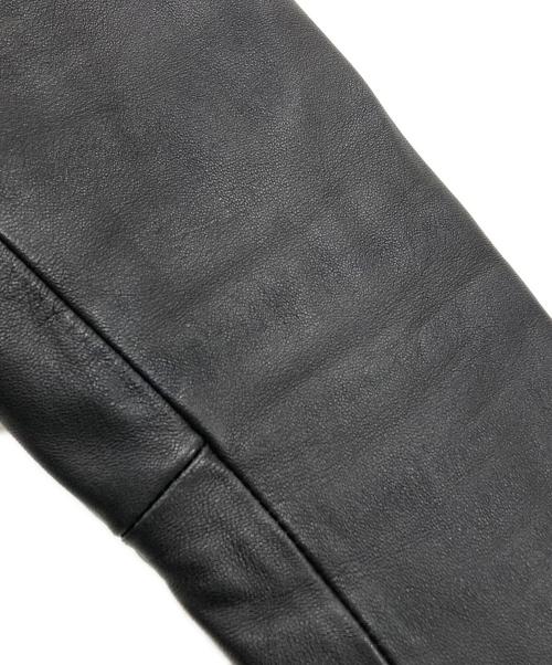 BEAMS Lights（ビームスライト）BEAMS Lights (ビームスライト) シープスキンレザージャケット ブラック サイズ:Sの古着・服飾アイテム