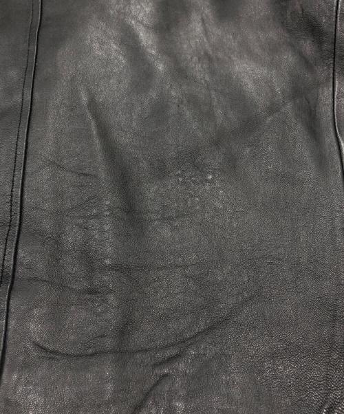 BEAMS Lights（ビームスライト）BEAMS Lights (ビームスライト) シープスキンレザージャケット ブラック サイズ:Sの古着・服飾アイテム