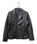 BEAMS Lights（ビームスライト）の古着「シープスキンレザージャケット」｜ブラック