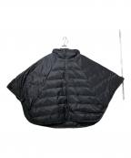 MARMOT×BEAMSマーモット×ビームス）の古着「別注ポンチョ/ダウン」｜ブラック