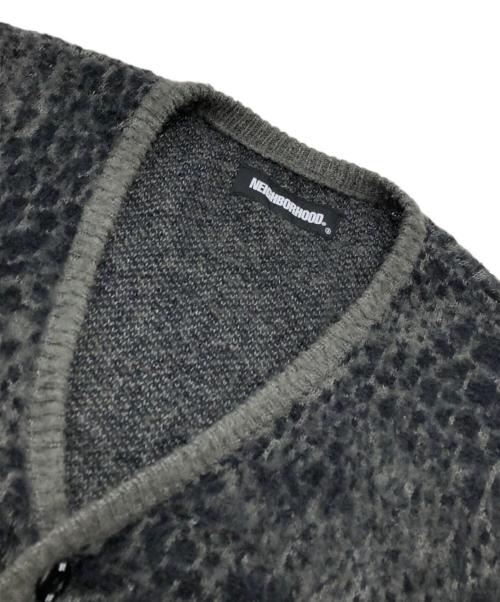 NEIGHBORHOOD（ネイバーフッド）NEIGHBORHOOD (ネイバーフッド) MOHAIR CARDIGAN ブラック サイズ:Mの古着・服飾アイテム