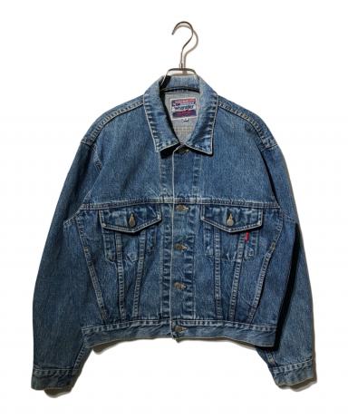 【名品図鑑】ラングラー デニムジャケット 90s 復刻 L 黒タグ インディゴ 中古・古着通販】Wrangler (ラングラー) デニムジャケット インディゴ