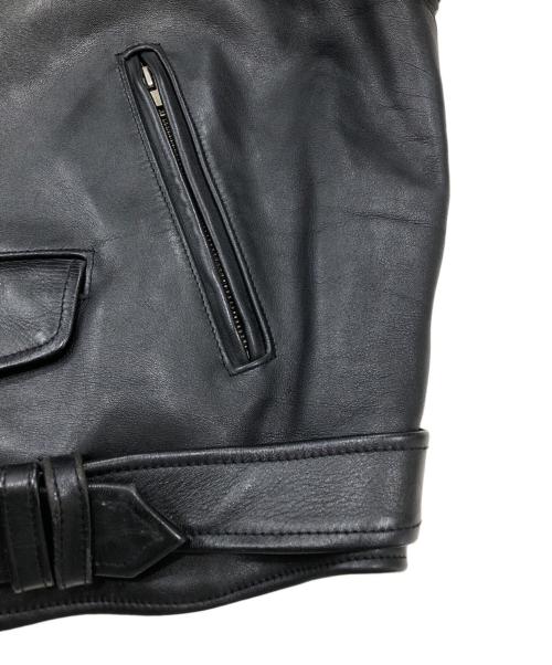 HARLEY-DAVIDSON（ハーレーダビッドソン）HARLEY-DAVIDSON (ハーレーダビッドソン) ダブルライダース/レザージャケット ブラック サイズ:Lの古着・服飾アイテム