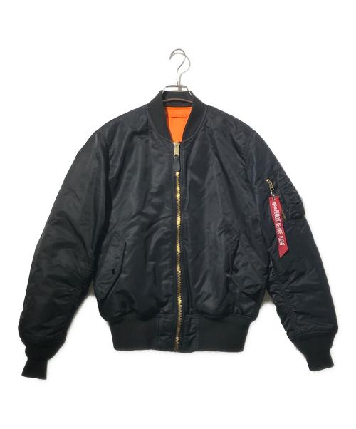 AVIREX（アヴィレックス）AVIREX (アヴィレックス) リバーシブル フライトジャケット/MA-1 ブラック サイズ:Mの古着・服飾アイテム