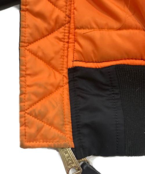 AVIREX（アヴィレックス）AVIREX (アヴィレックス) リバーシブル フライトジャケット/MA-1 ブラック サイズ:Mの古着・服飾アイテム