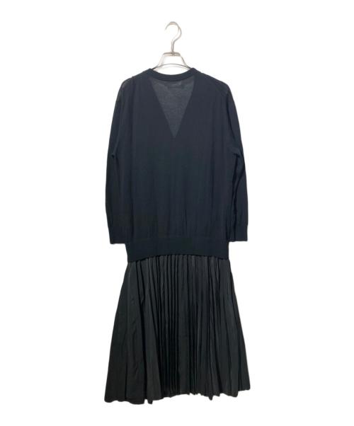 TOGA PULLA（トーガ プルラ）TOGA PULLA (トーガ プルラ) 2WAYニットカーディガンワンピース ブラック サイズ:36の古着・服飾アイテム