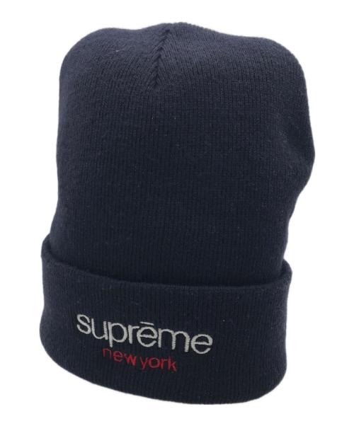 SUPREME（シュプリーム）Supreme (シュプリーム) クラシックロゴビーニー ネイビーの古着・服飾アイテム