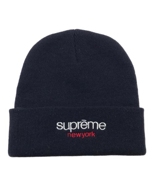 SUPREME（シュプリーム）Supreme (シュプリーム) クラシックロゴビーニー ネイビーの古着・服飾アイテム