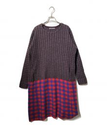 45R（フォーティファイブ・アール）の古着「フロートダブルジャカード馬比古ワンピース」｜マルチカラー