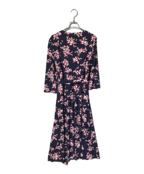 RALPH LAUREN（ラルフローレン）RALPH LAUREN (ラルフローレン) 花柄総柄ワンピース/七分袖ワンピース マルチカラー サイズ:14の古着・服飾アイテム