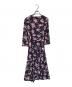 RALPH LAUREN (ラルフローレン) 花柄総柄ワンピース/七分袖ワンピース マルチカラー サイズ:14：8000円