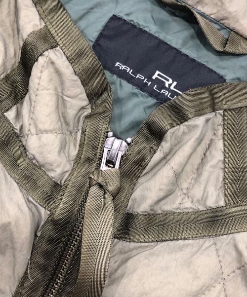 RLX RALPH LAUREN（アールエルエックスラルフローレン）RLX RALPH LAUREN (アールエルエックスラルフローレン) キルティングジャケット カーキ サイズ:XLの古着・服飾アイテム
