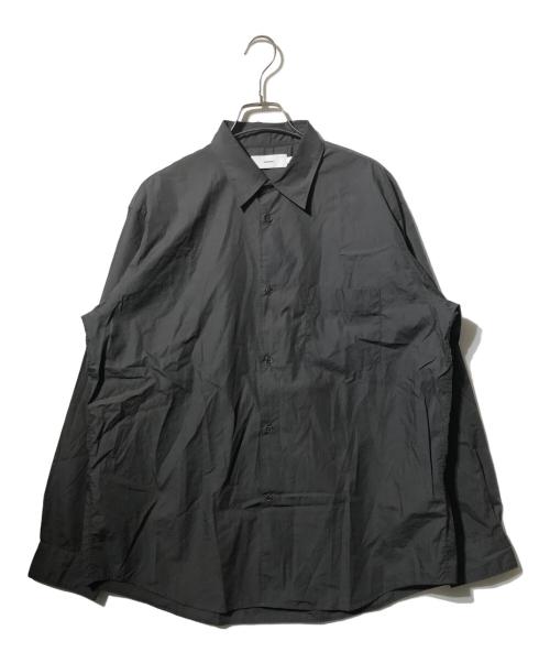 Graphpaper（グラフペーパー）Graphpaper (グラフペーパー) Broad Regular Collar Shirt グレー サイズ:3の古着・服飾アイテム