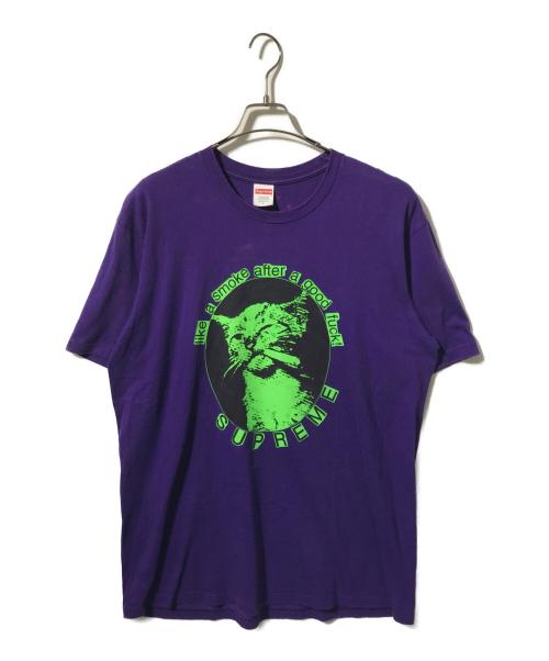 SUPREME（シュプリーム）Supreme (シュプリーム) スモークTシャツ パープル サイズ:Lの古着・服飾アイテム