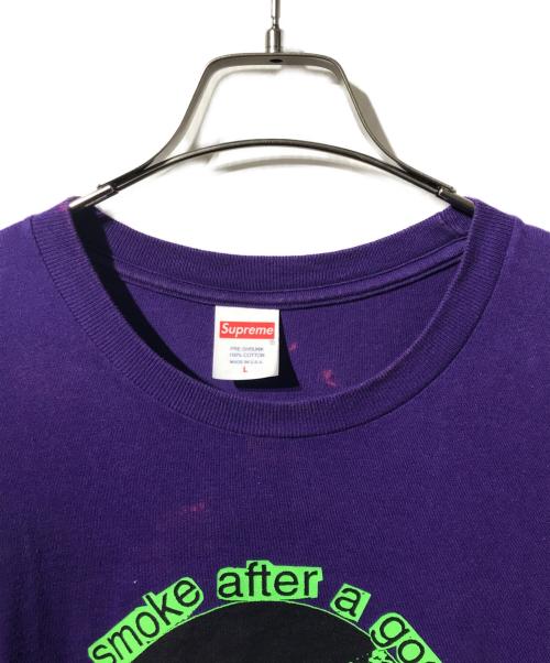 SUPREME（シュプリーム）Supreme (シュプリーム) スモークTシャツ パープル サイズ:Lの古着・服飾アイテム