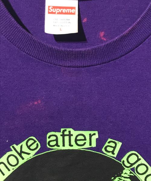 SUPREME（シュプリーム）Supreme (シュプリーム) スモークTシャツ パープル サイズ:Lの古着・服飾アイテム