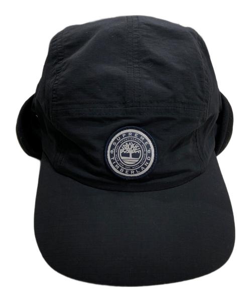SUPREME（シュプリーム）Supreme (シュプリーム) Timberland (ティンバーランド) 2-In-1 Earflap Camp Cap ブラックの古着・服飾アイテム