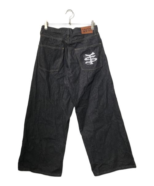 That's life（ザッツ ライフ）that's life (ザッツ ライフ) リジットバギーデニム ブラック サイズ:Mの古着・服飾アイテム