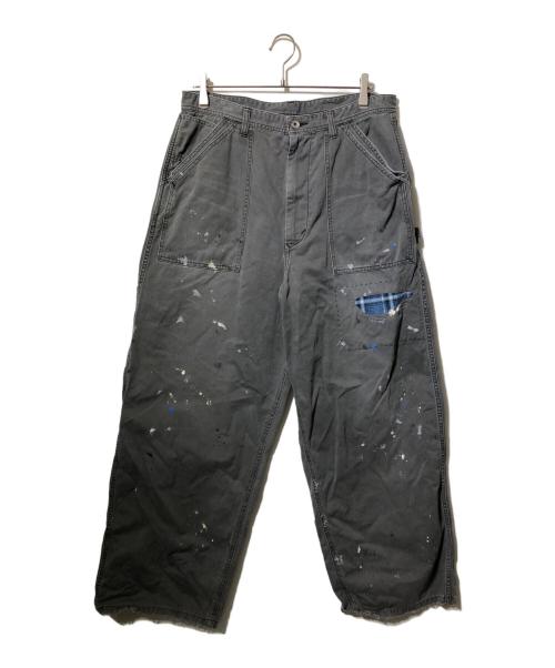 J.S HOMESTEAD（ジャーナルスタンダード ホームステッド）J.S HOMESTEAD (ジャーナルスタンダード ホームステッド) グランジャン チノ ペインター パンツ グレー サイズ:Lの古着・服飾アイテム