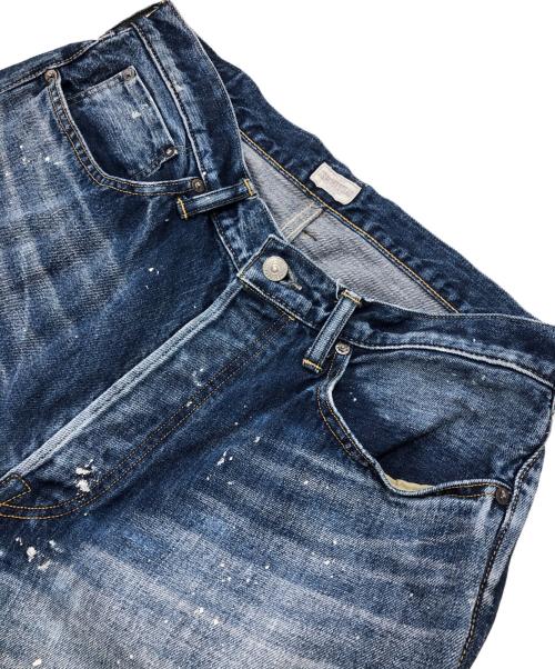 J.S HOMESTEAD（ジャーナルスタンダード ホームステッド）J.S HOMESTEAD (ジャーナルスタンダード ホームステッド) エイジングデニム ワイド5ポケ ペイント インディゴ サイズ:Lの古着・服飾アイテム